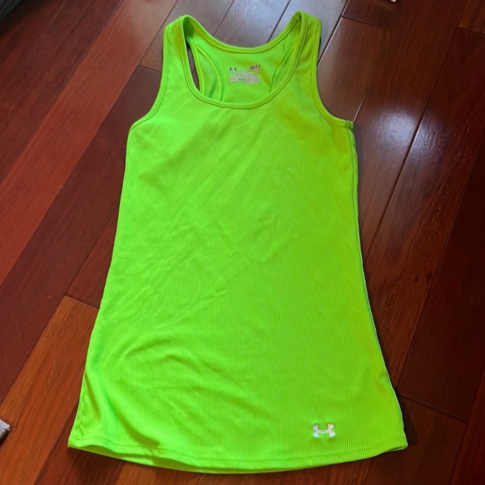 Lime Green Under Armour Tank Top
